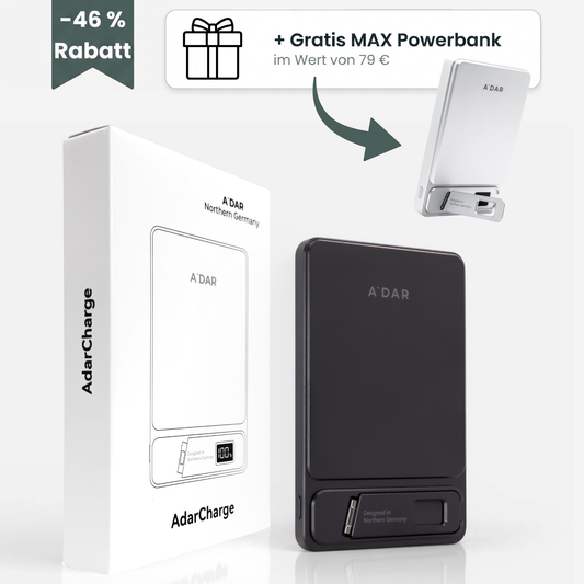 Magnetische PowerBank mit Überhitzungsschutz