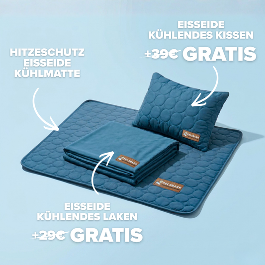 Pelsbarn Kühlmatte (1+1) Komplettes Set