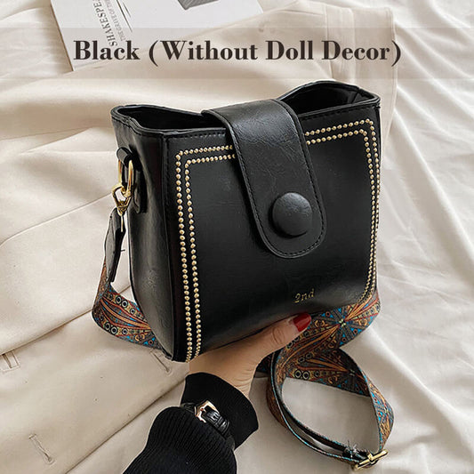 RetroCharm™ – Vintage-Mode-Tasche mit verstellbarem breiterem Schultergurt
