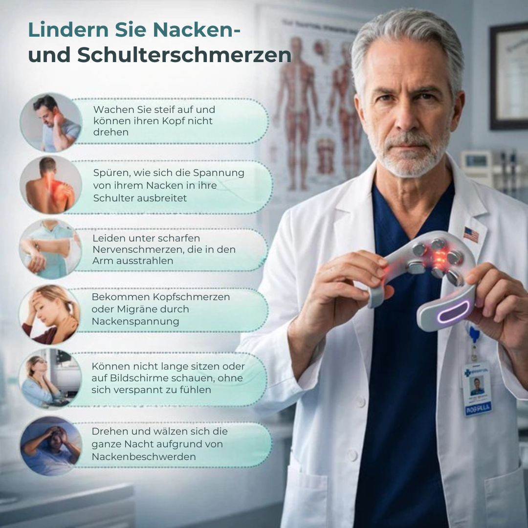ALVECRA | Nackenmassagegerät für Entspannung und Komfort