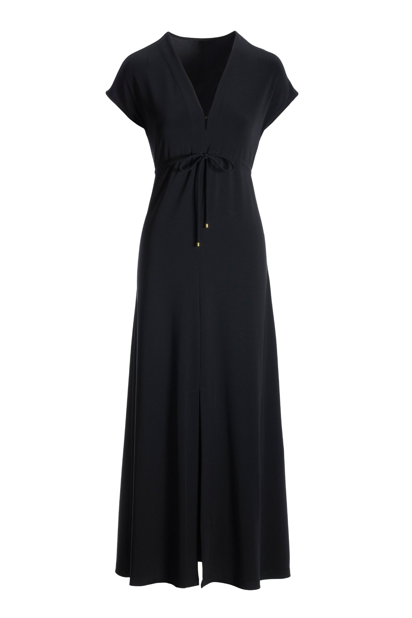 Clara's tiefschwarzes Maxikleid