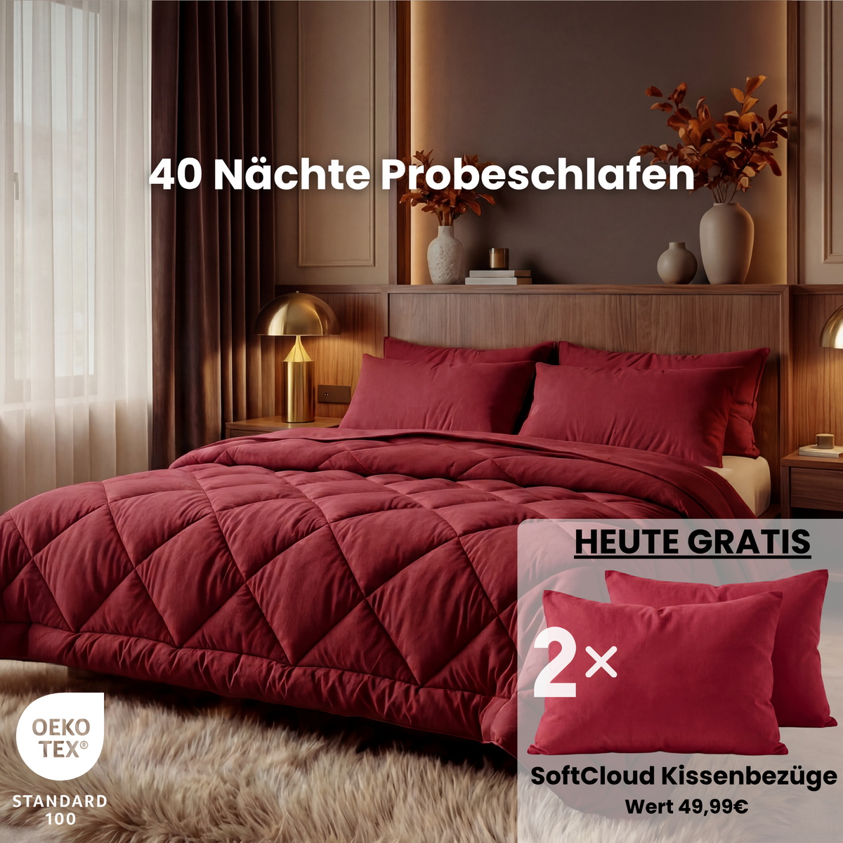 EasySleep® Decke – Die schnelltrocknende 2-in-1 Bettdecke, die Bettwäsche überflüssig macht.