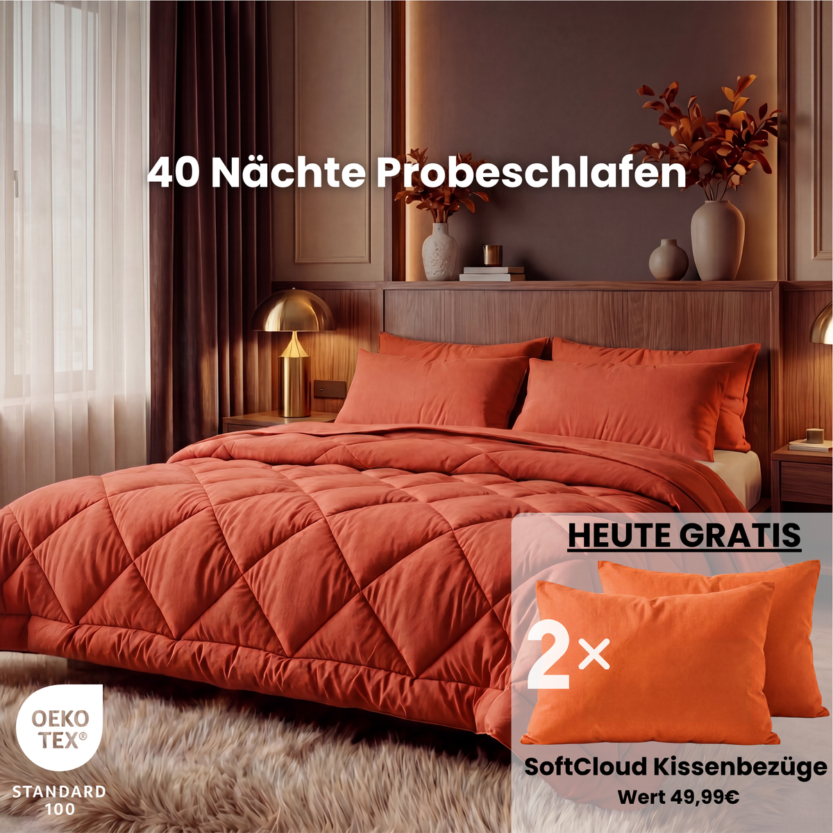 EasySleep® Decke – Die schnelltrocknende 2-in-1 Bettdecke, die Bettwäsche überflüssig macht.