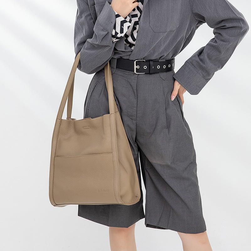 (50% Rabatt) Sarah™ Leder-Tragetasche