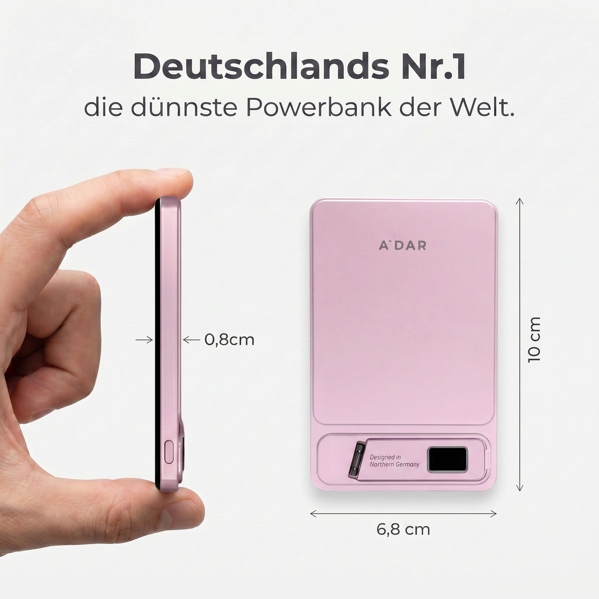 Magnetische PowerBank mit Überhitzungsschutz