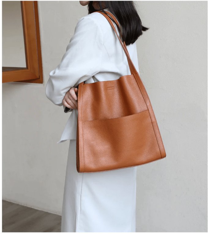 (50% Rabatt) Sarah™ Leder-Tragetasche
