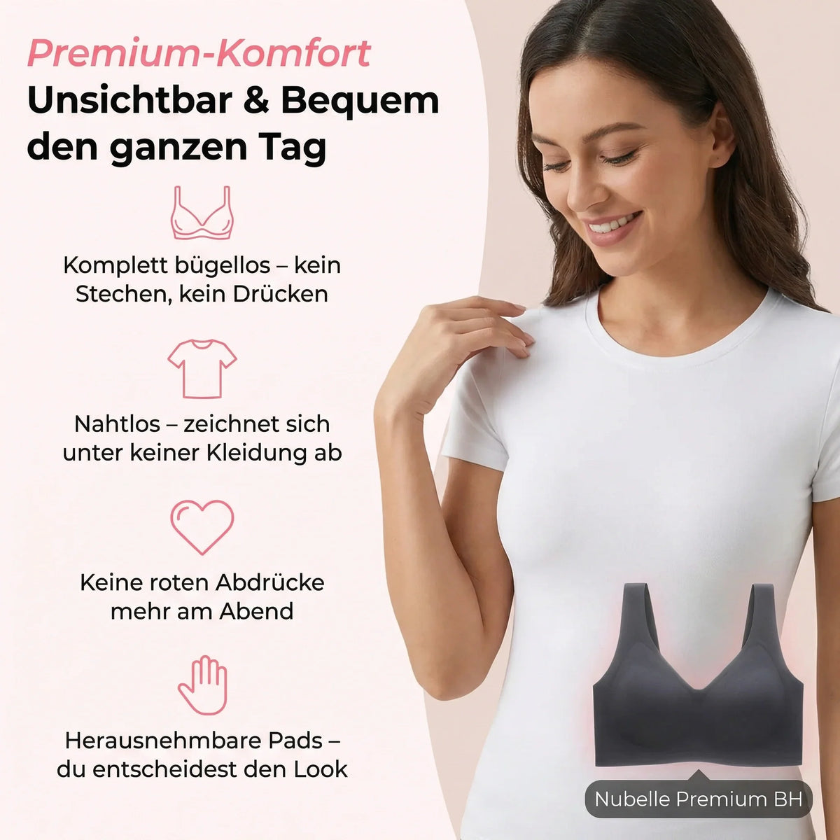 NUBELLE - Nahtloser Premium-BH