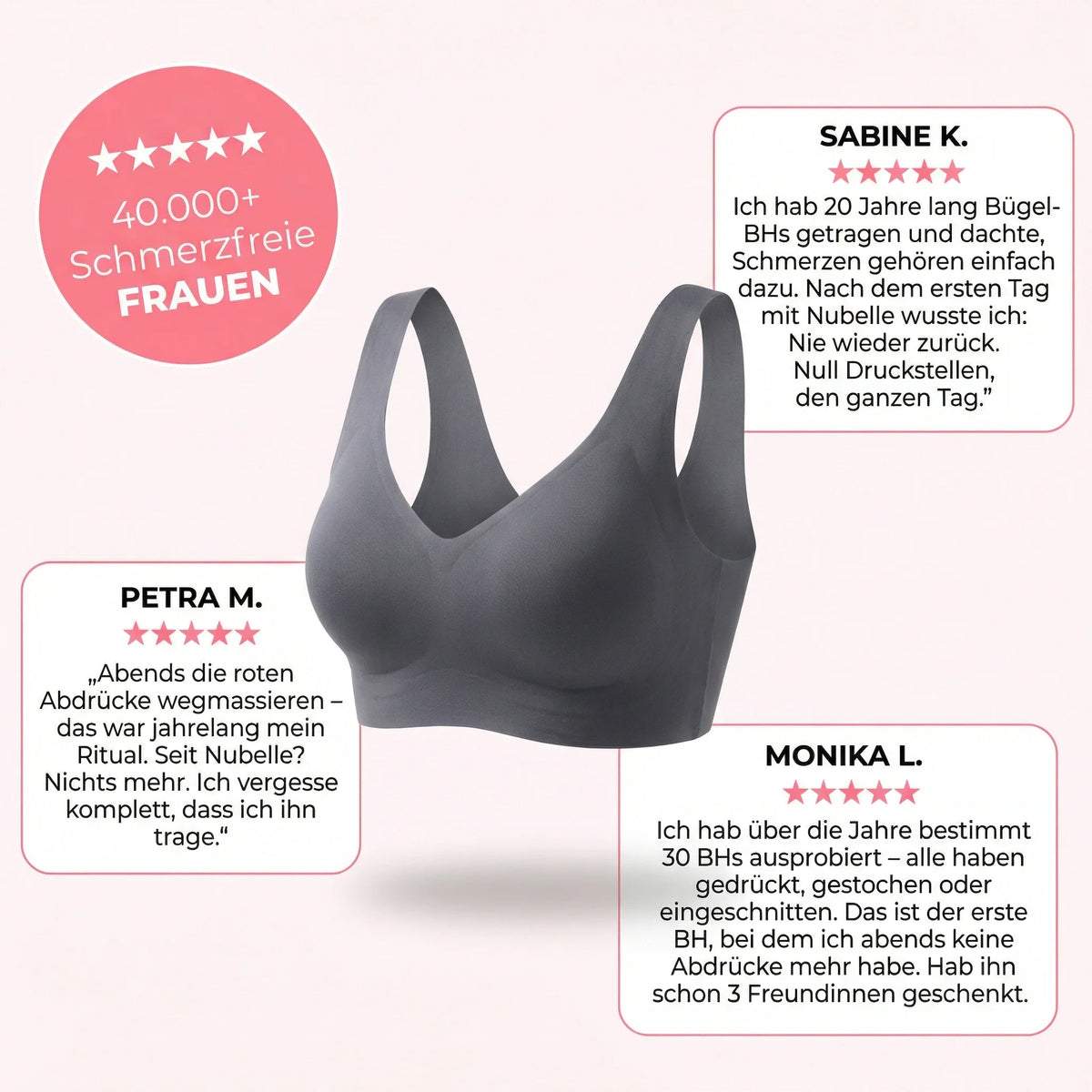 NUBELLE - Nahtloser Premium-BH