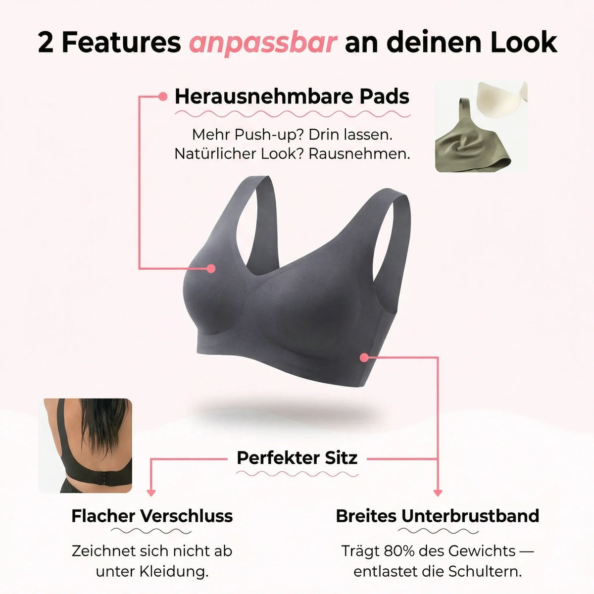 NUBELLE - Nahtloser Premium-BH