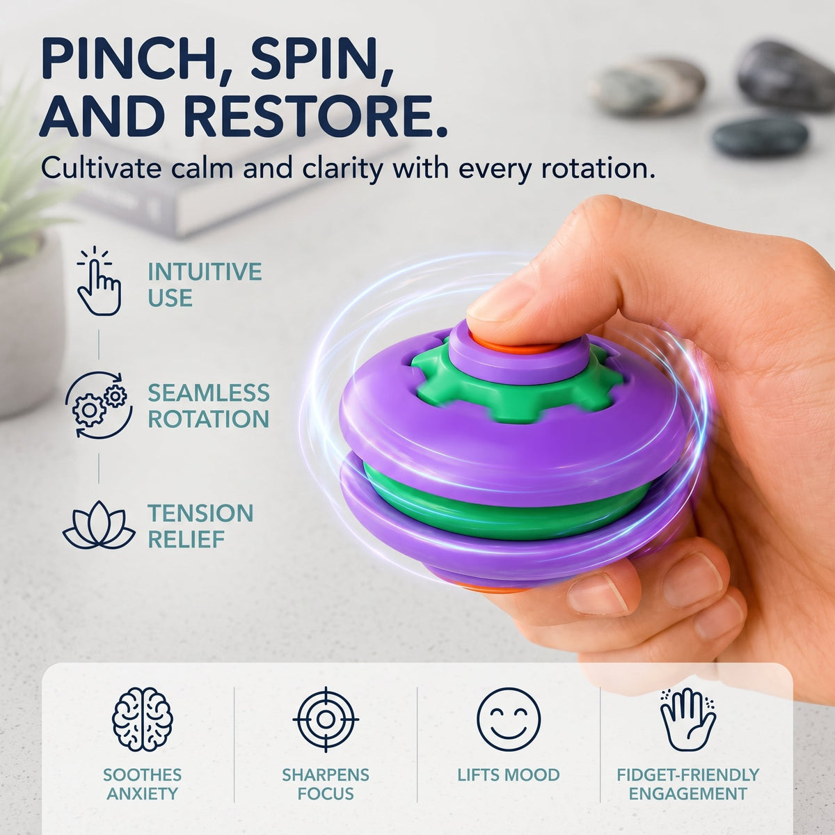 3D Stress Relief Fidget Ball