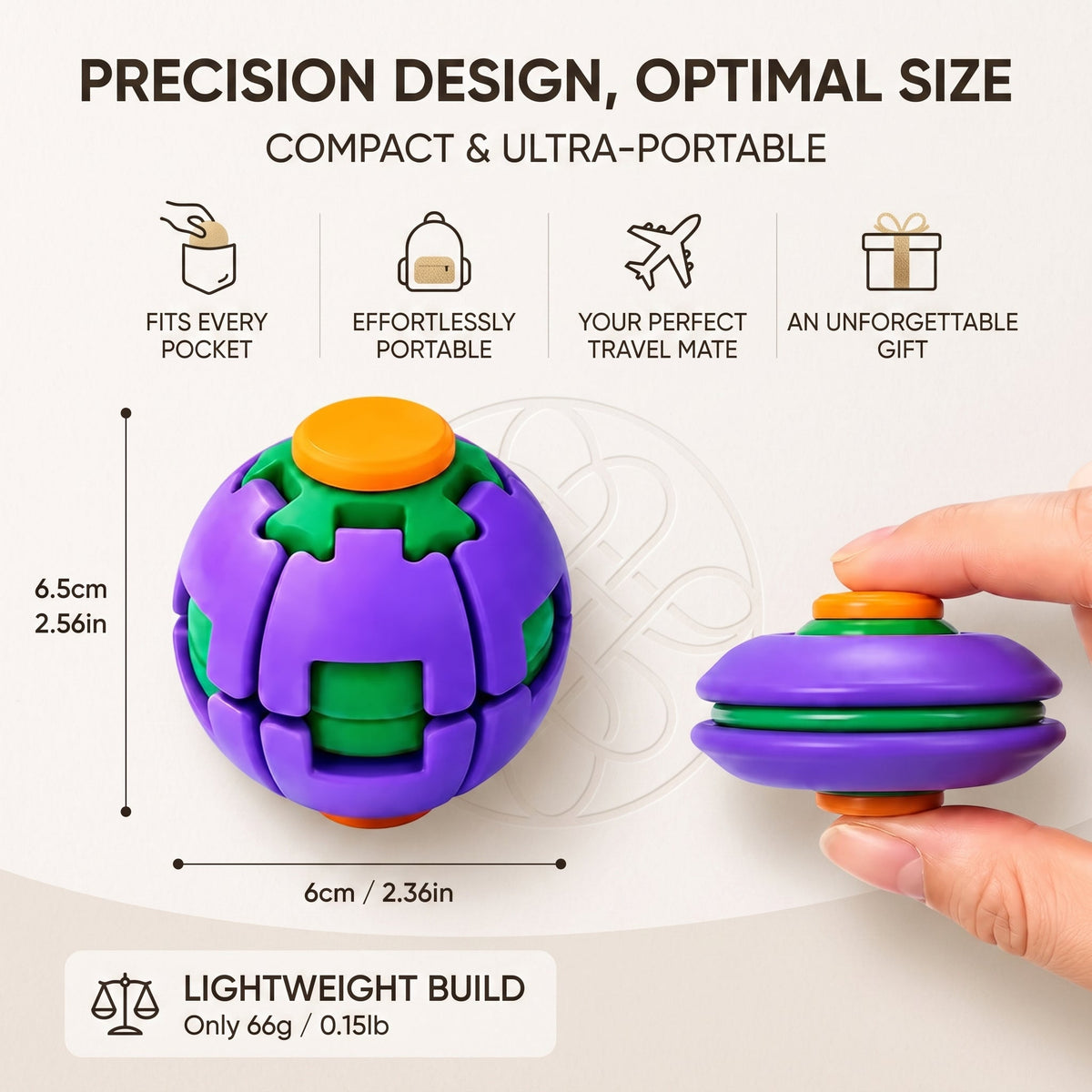 3D Stress Relief Fidget Ball