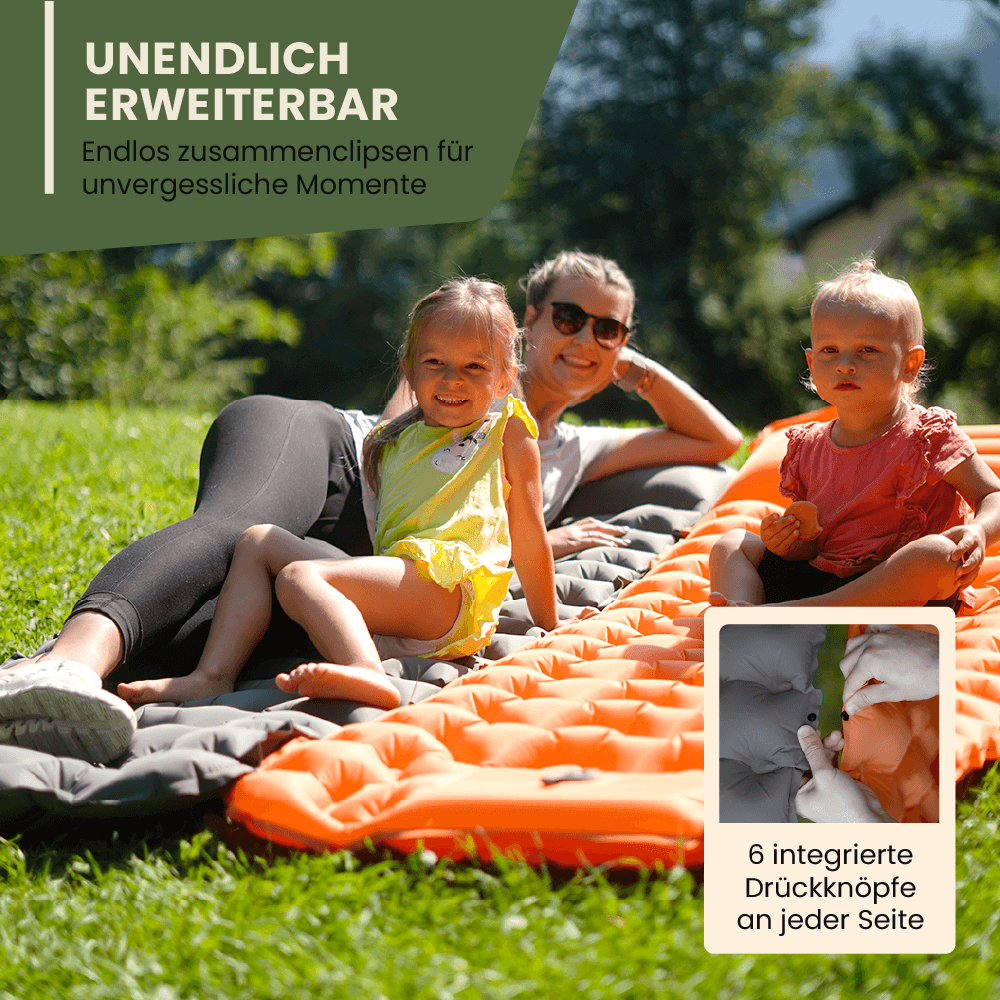 Ultraleichte & kompakte Isomatte | Perfekt für unterwegs
