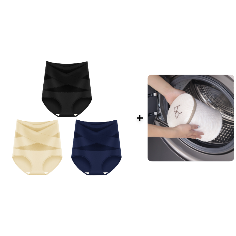 🌸Letzter Tag – 1 kaufen, 2 gratis dazu!✨ Hoch taillierte Formhose in Übergröße mit Bauchstraffung