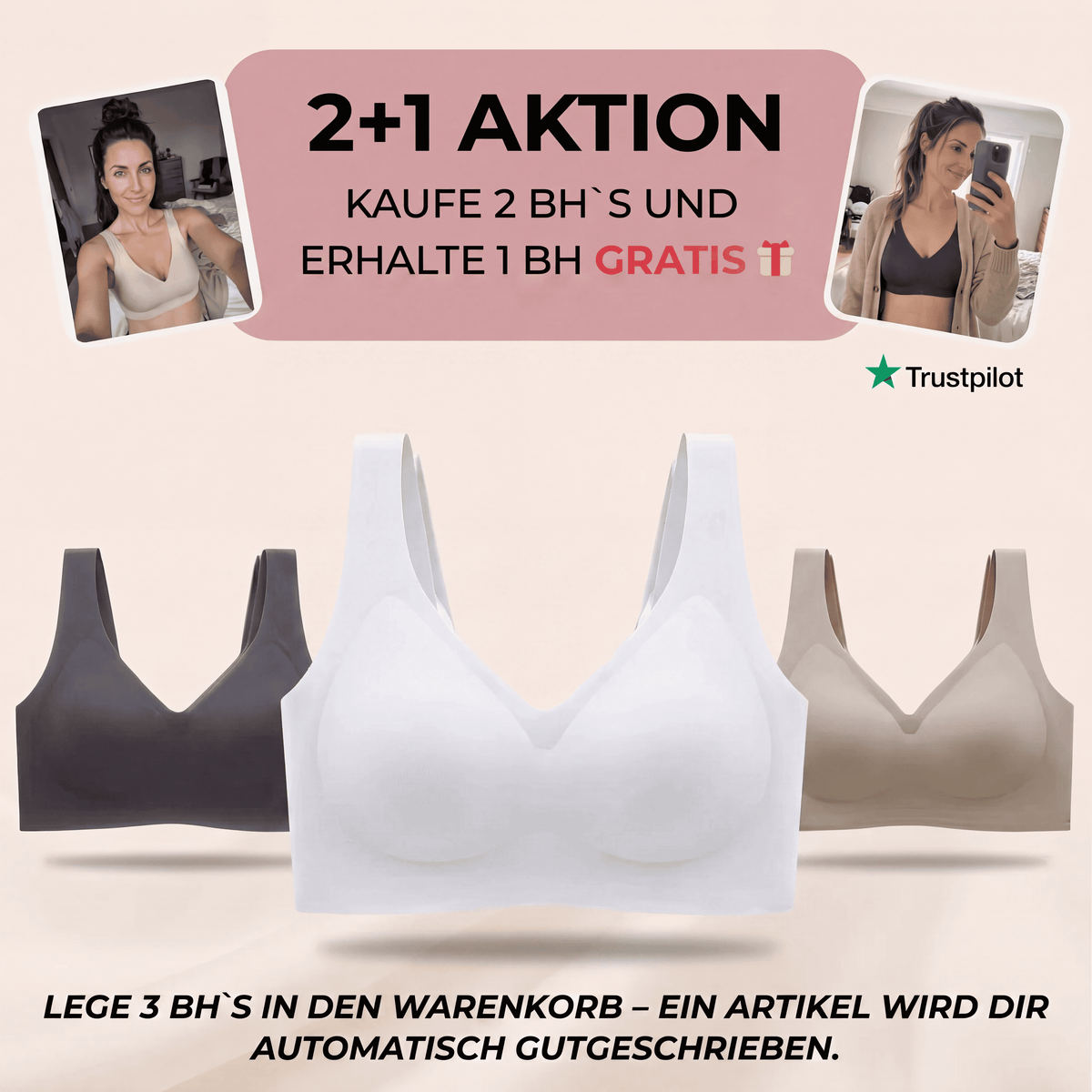NUBELLE - Nahtloser Premium-BH